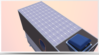 Fahrradwohnwagen Solar